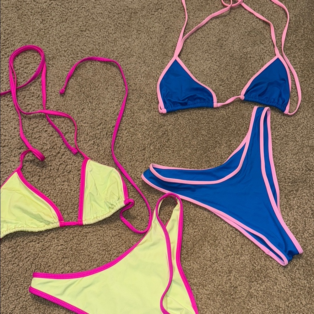 2 Frankie’s bikinis sweet shop sets